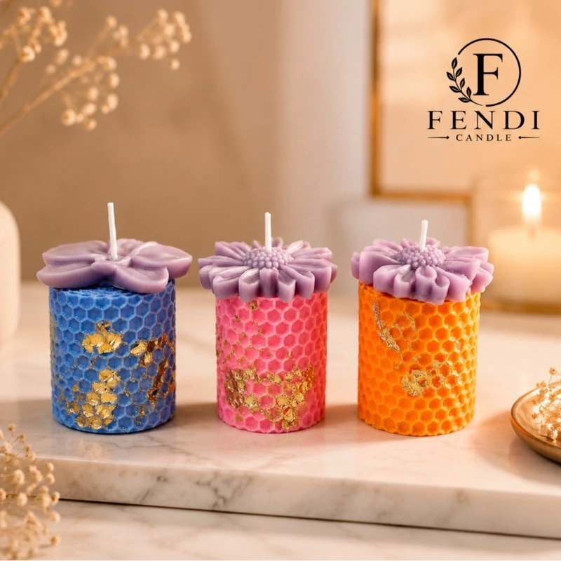 پک 3 تایی شمع مینیاتوری عطری